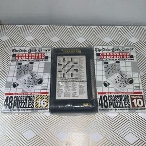 The New York Times Crossword Companion And Set of 2‎ Roll Puzzle System Refills